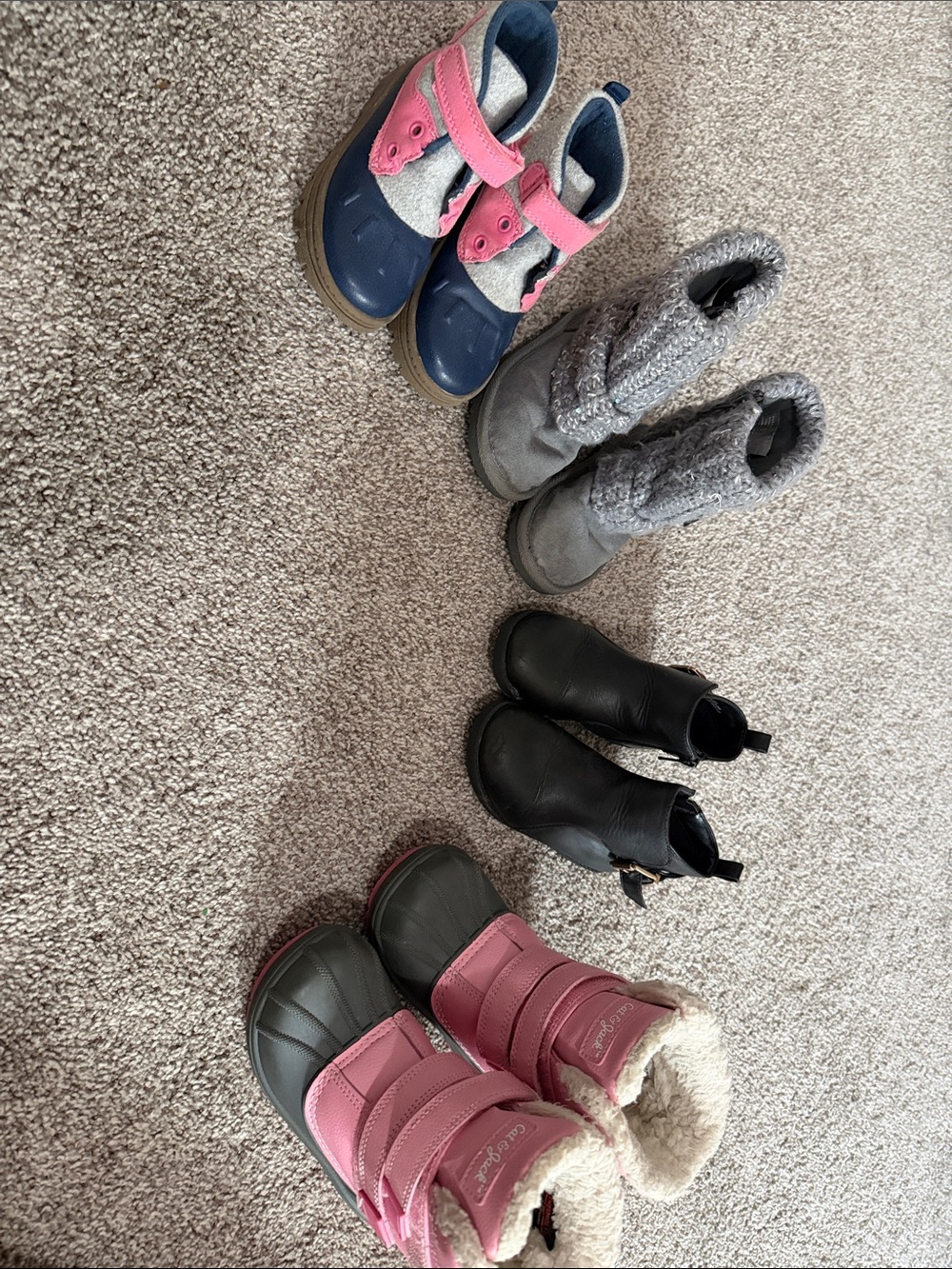 Toddler Girl size 8-9C Winter Boots - Cozy